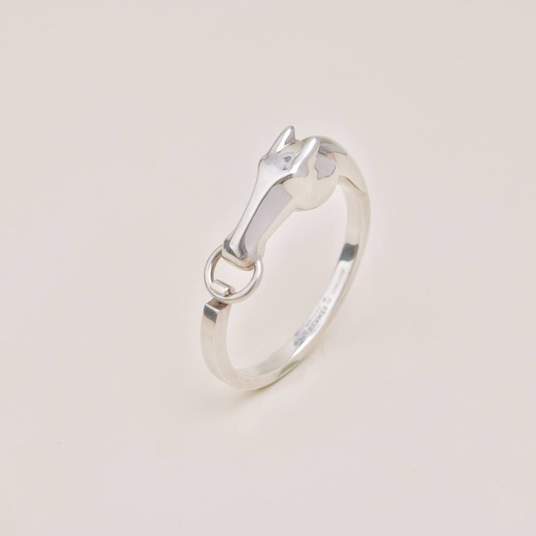 Authentic Hermès Galop Horse Head Silver Small Model Bracelet