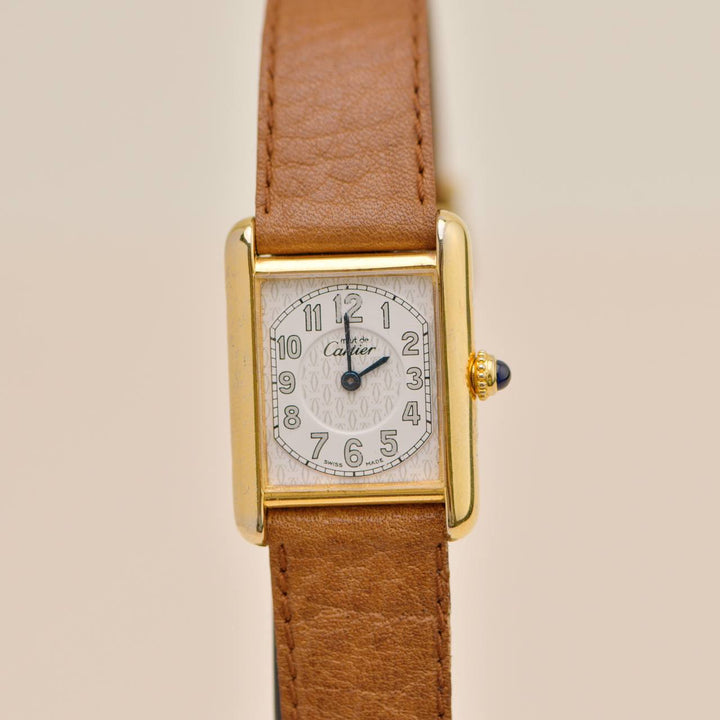 Preloved Cartier Tank Must Vermeil Watch Small Model reference W1013854
