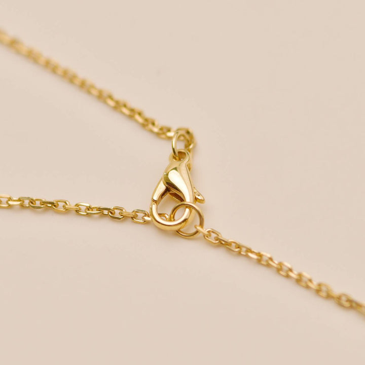 Second Hand Authentic Chaumet Bee de Chaumet Diamond Necklace 18K Yellow Gold
