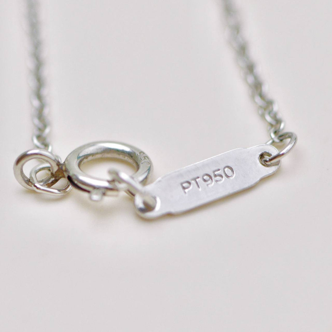 Preowned Authentic Tiffany Platinum Diamond Sixteen Stone Circle Pendant Necklace