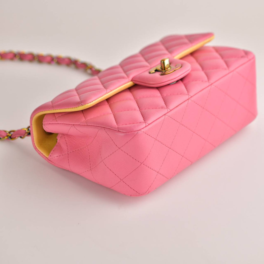 Preowned Chanel Quilted Lambskin Mini Bag