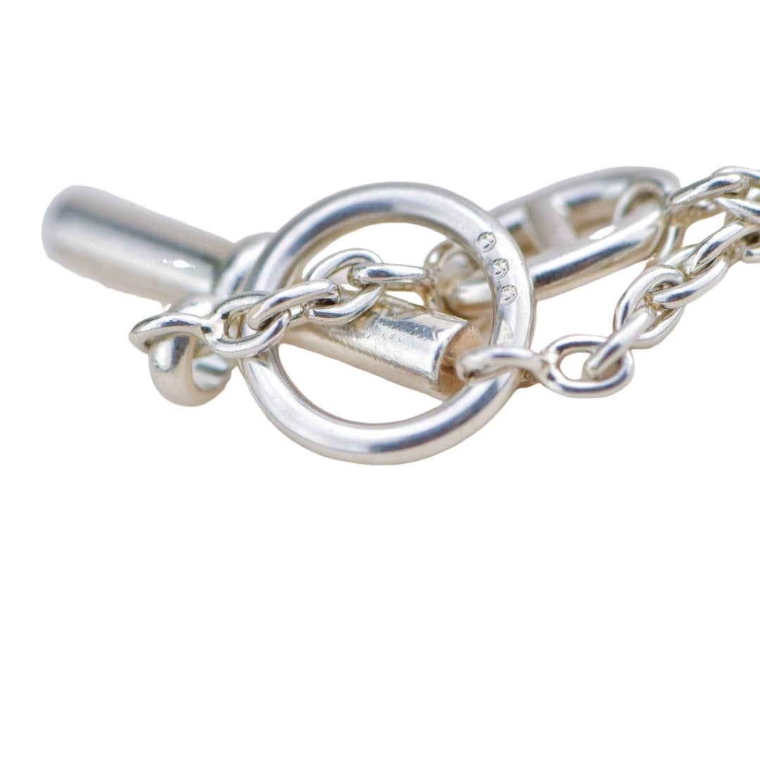 Used Hermès Farandole Sterling Silver Long Necklace 