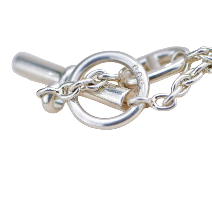 Used Hermès Farandole Sterling Silver Long Necklace 