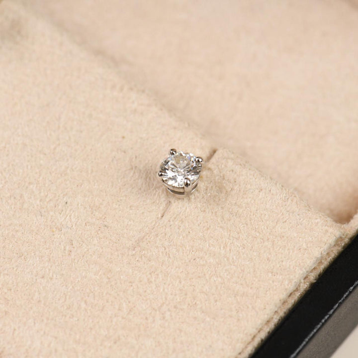 Bvlgari Diamond Stud Earrings – GIA Certified E/VS2 / 0.89ct Total