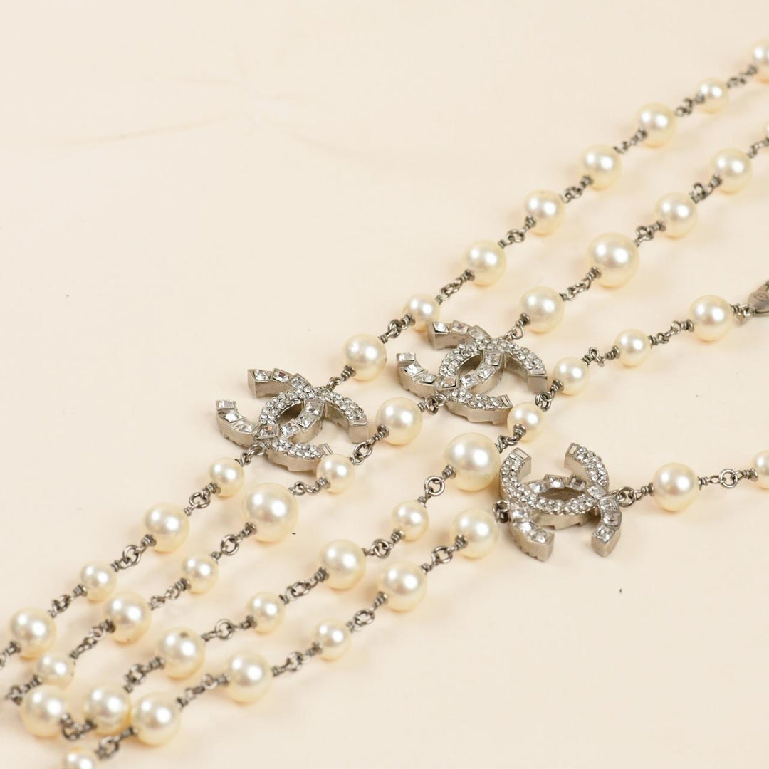 Chanel CC Faux Pearls Necklace
