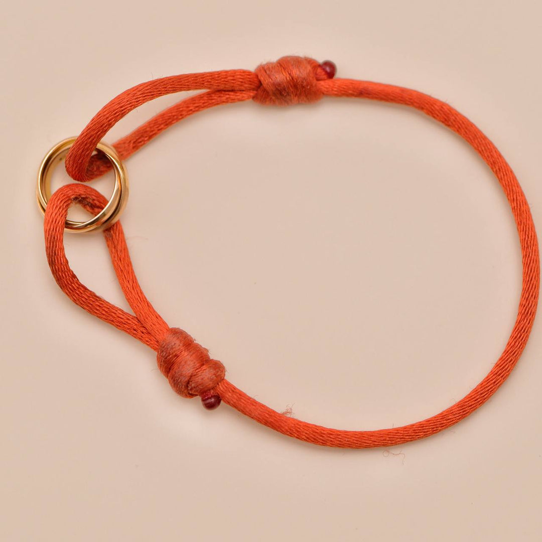 Cartier Trinity Cord Bracelet 18K Rose Gold