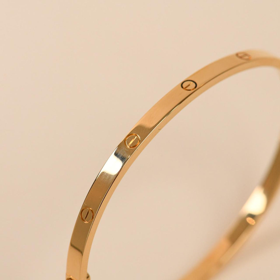 Cartier Love Bracelet Small Model 18K Yellow Gold Size 18