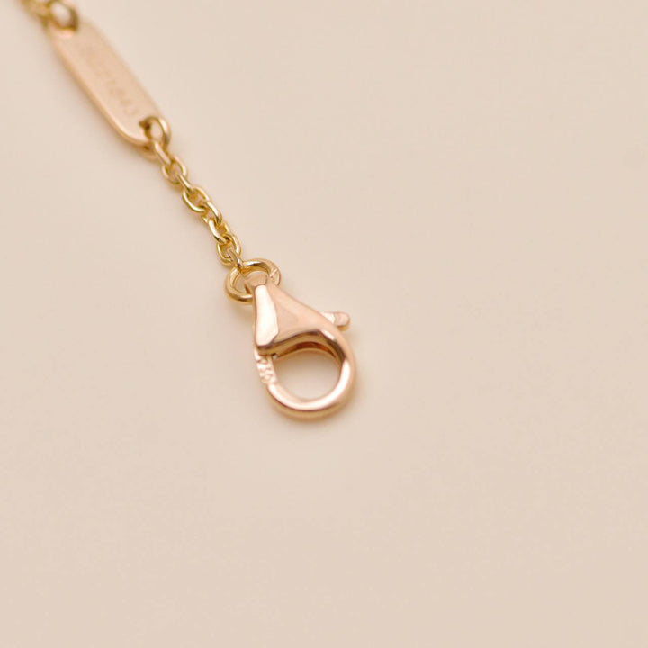 Second Hand Authentic Van Cleef 2011 Holiday Pendant Carnelian Diamond 18K Rose Gold