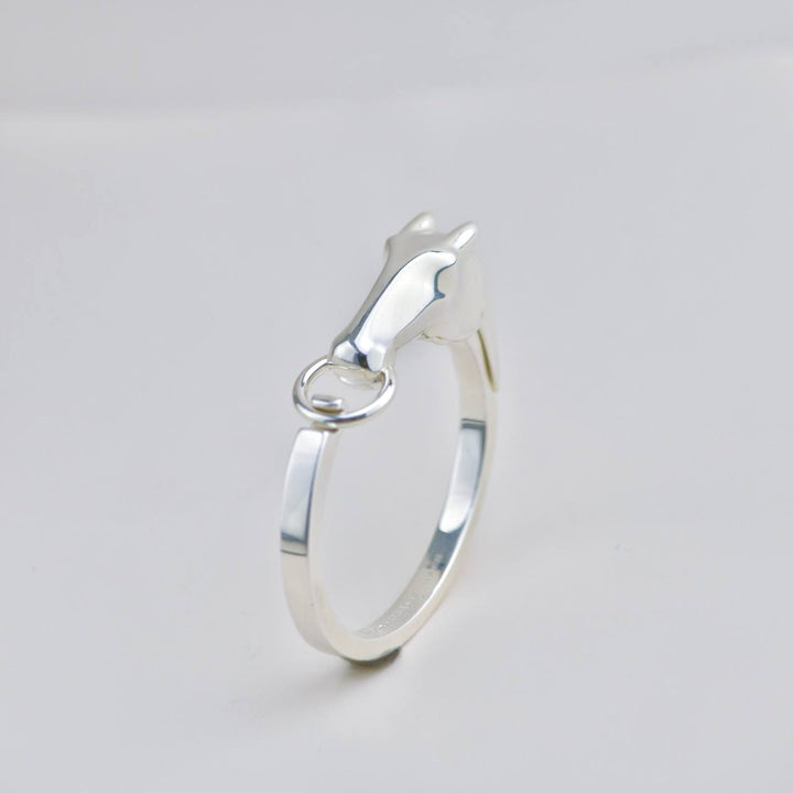 Used Hermes Galop Sterling Silver Bracelet