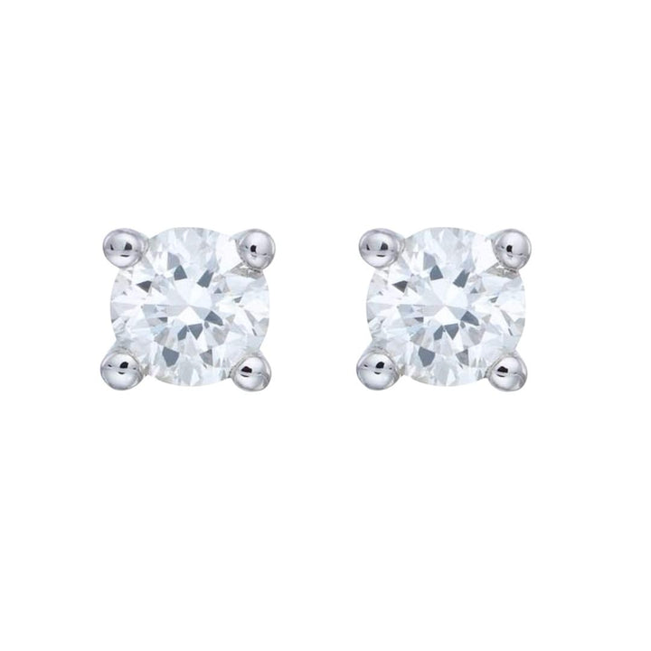 Bvlgari Diamond Stud Earrings – GIA Certified E/VS2 / 0.89ct Total