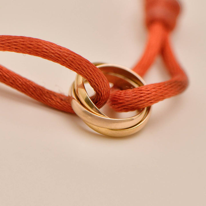 Cartier Trinity Cord Bracelet 18K Rose Gold