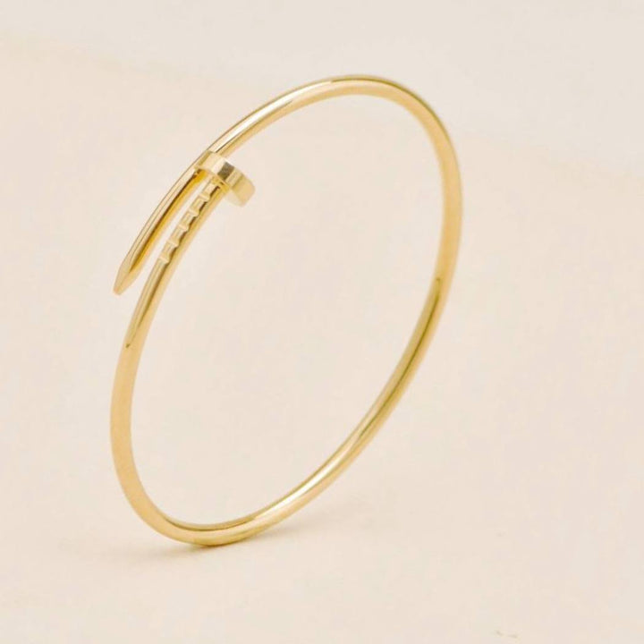 Used Authentic Cartier Juste un Clou small model bracelet 18K yellow gold size 18