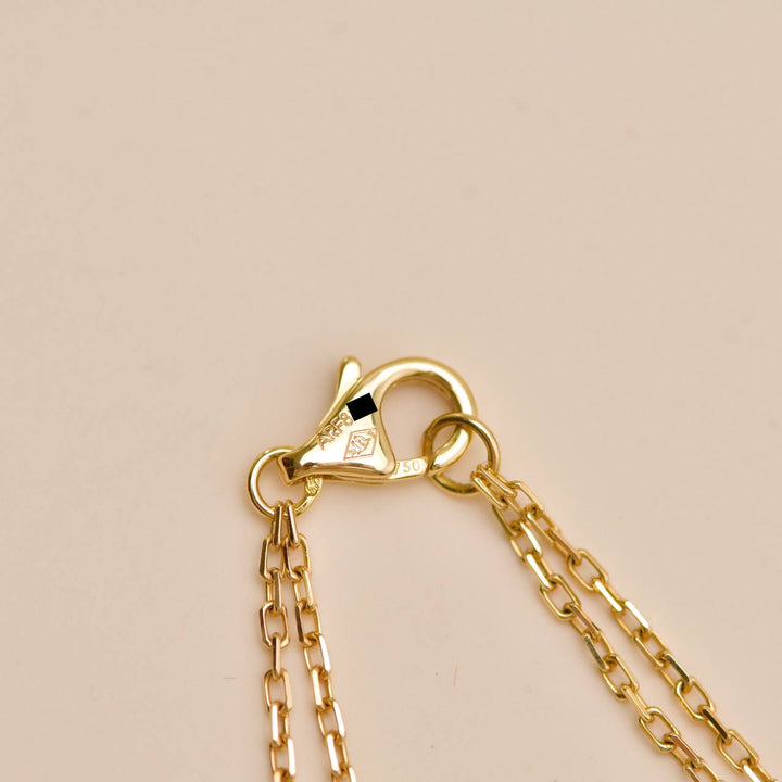 Used Cartier Panthère Tsavorite Onyx 18K Yellow Gold Pendant Necklace