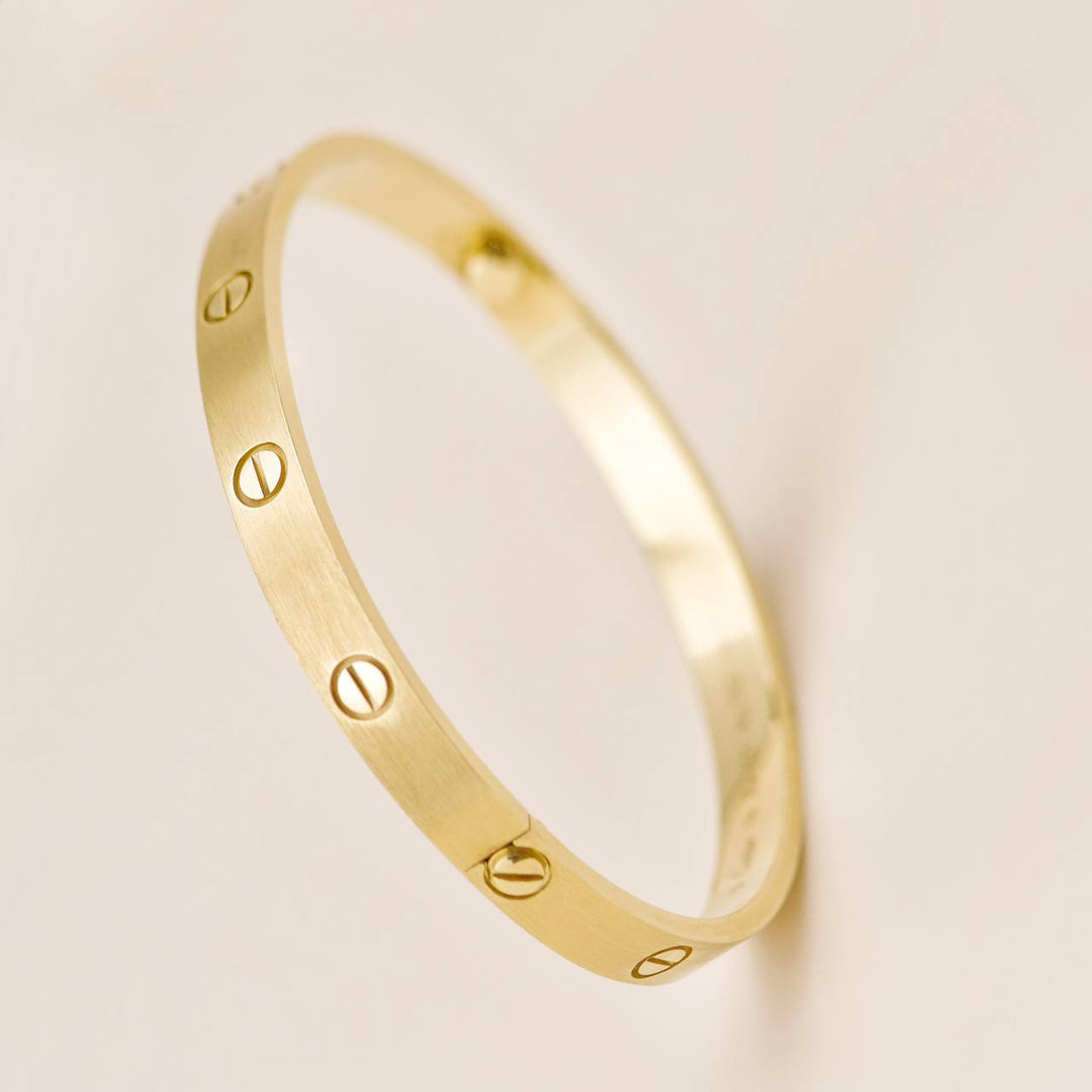 Preloved Cartier Love 18K Gold Bracelet 