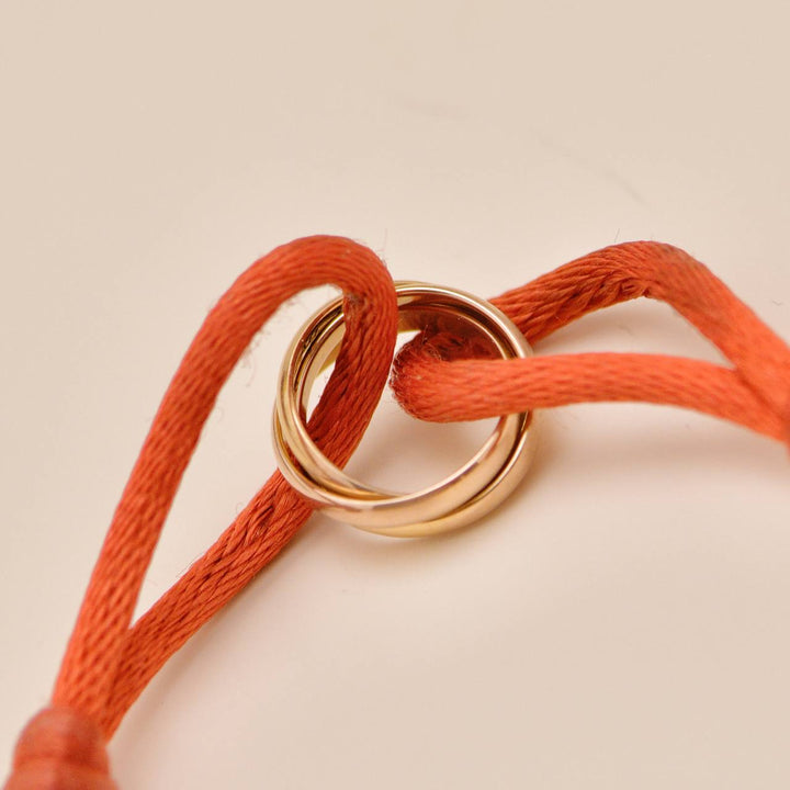 Cartier Trinity Cord Bracelet 18K Rose Gold