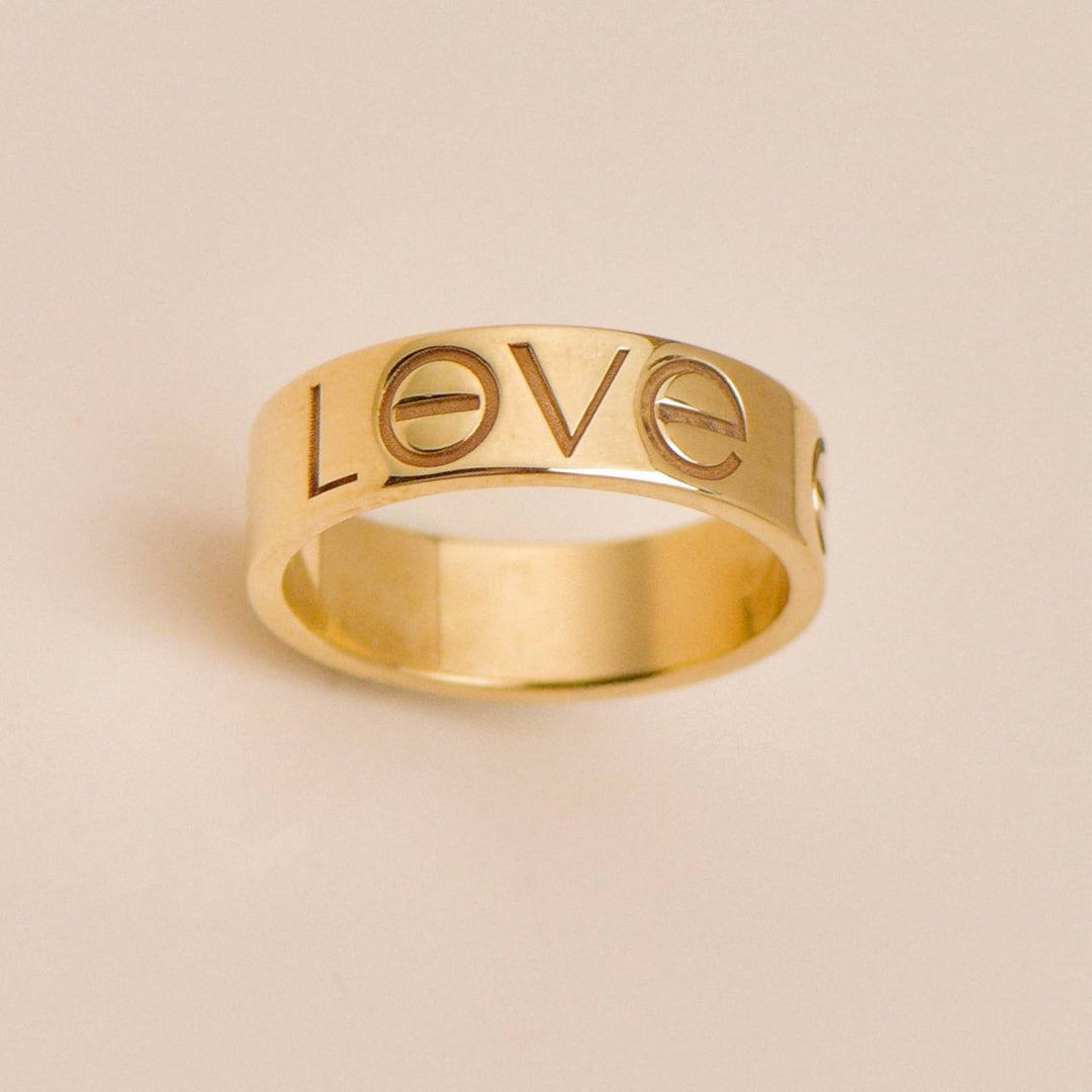 Preowned Authentic Cartier Love Ring 18K Yellow Gold Size 51