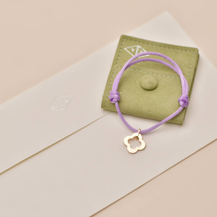 Authentic Preloved Full set Van Cleef Byzantine Alhambra 18K Rose Gold Cord Bracelet