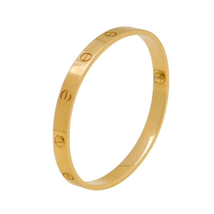Cartier Love Bracelet Classic Model 18K Yellow Gold Size 19