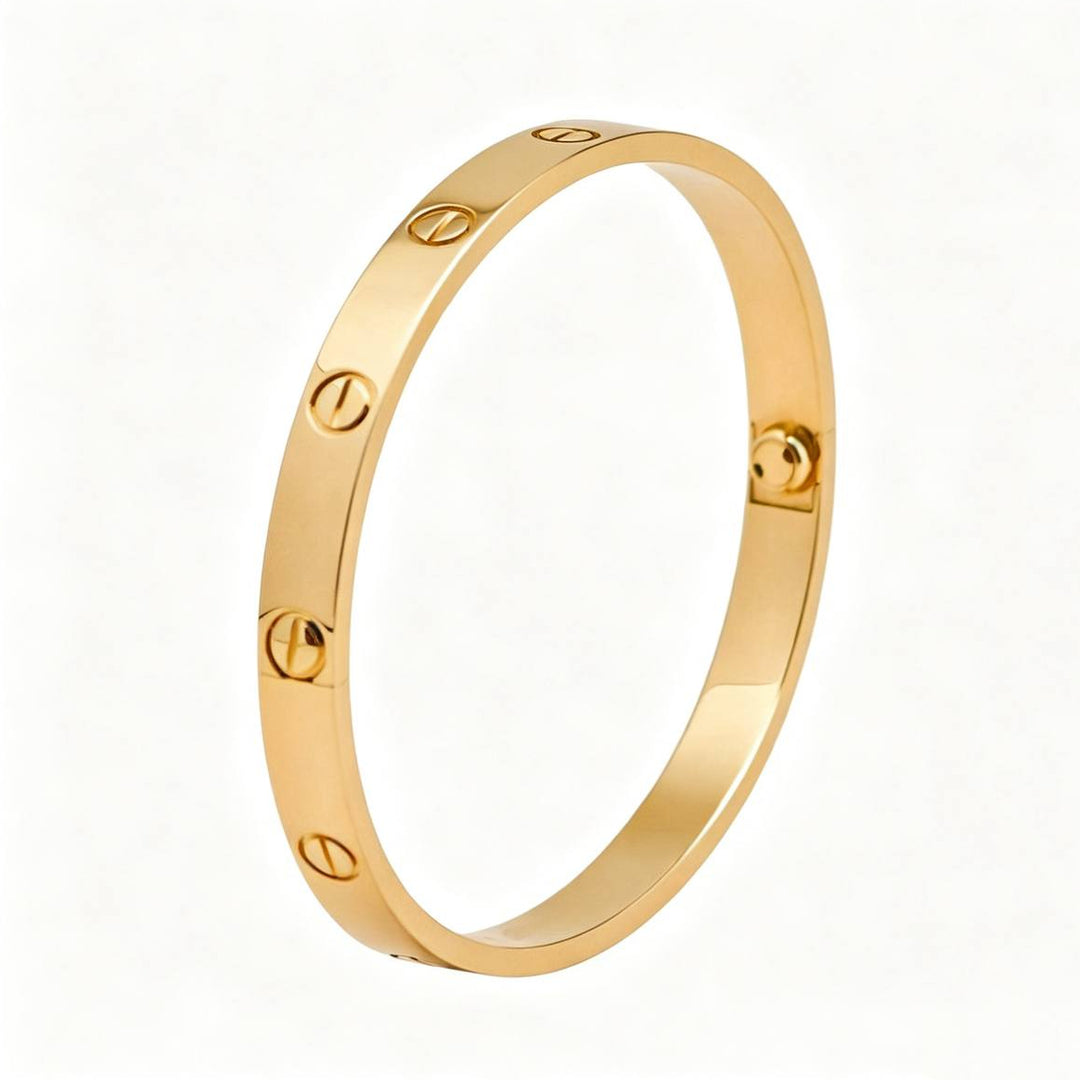 Used Cartier Love Bracelet Classic Model 18K Yellow Gold Size 18