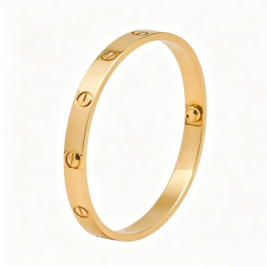 Used Cartier Love Bracelet Classic Model 18K Yellow Gold Size 18