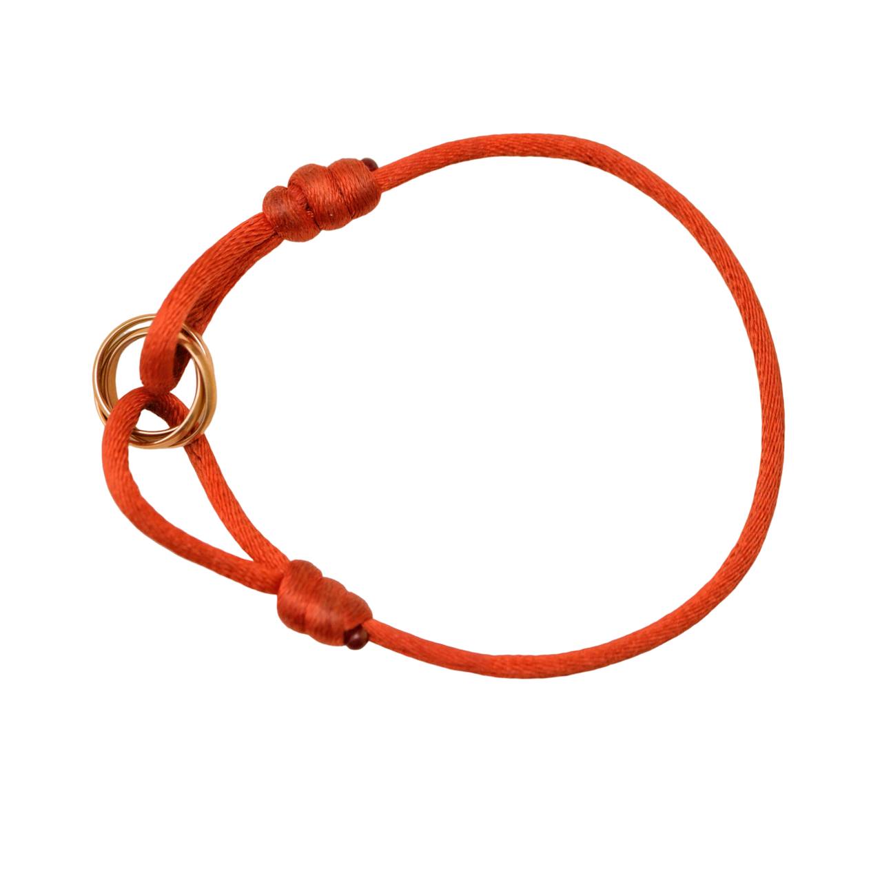 Cartier Trinity Cord Bracelet 18K Rose Gold – Dandelion Antiques