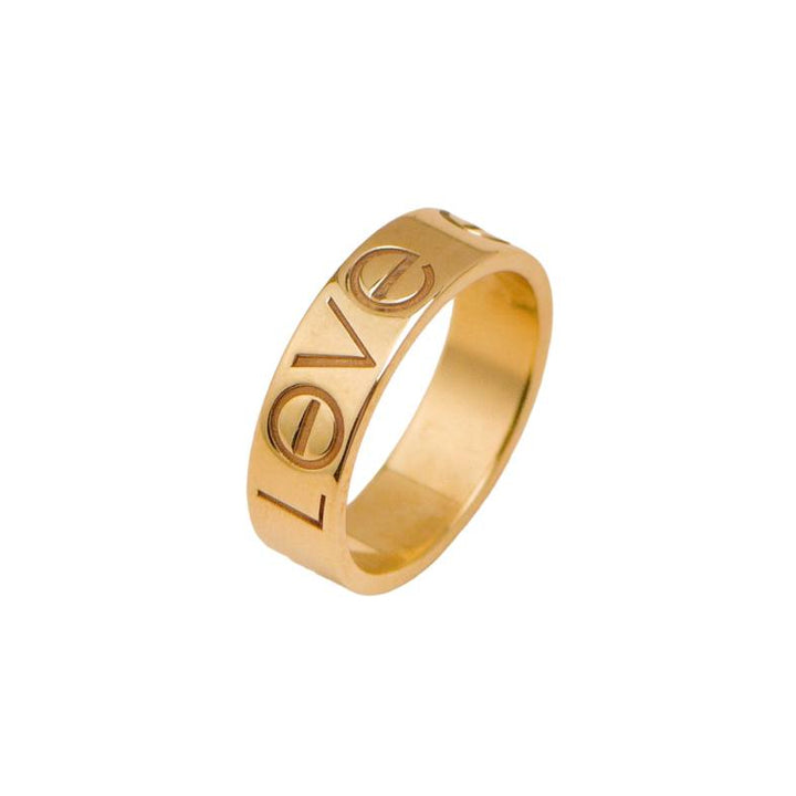 Authentic Preloved Cartier Love Ring 18K Yellow Gold Size 51