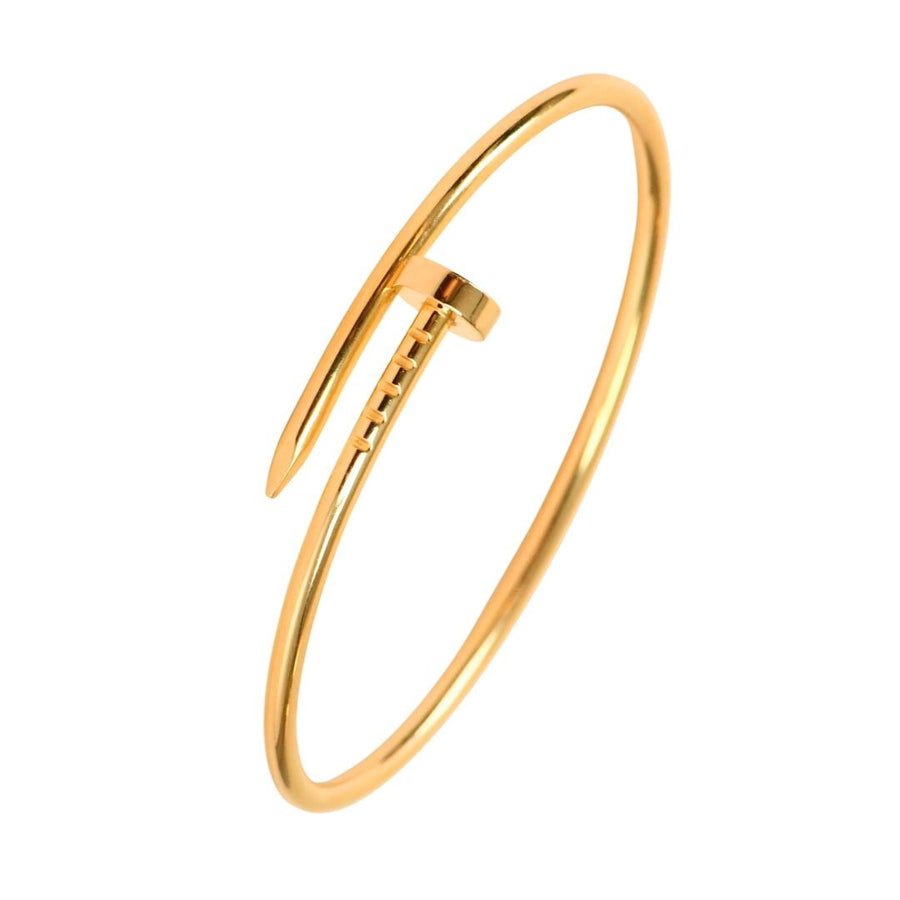 Authentic Preloved Cartier Juste un Clou Bracelet Small Model 18K Yellow Gold Size 15