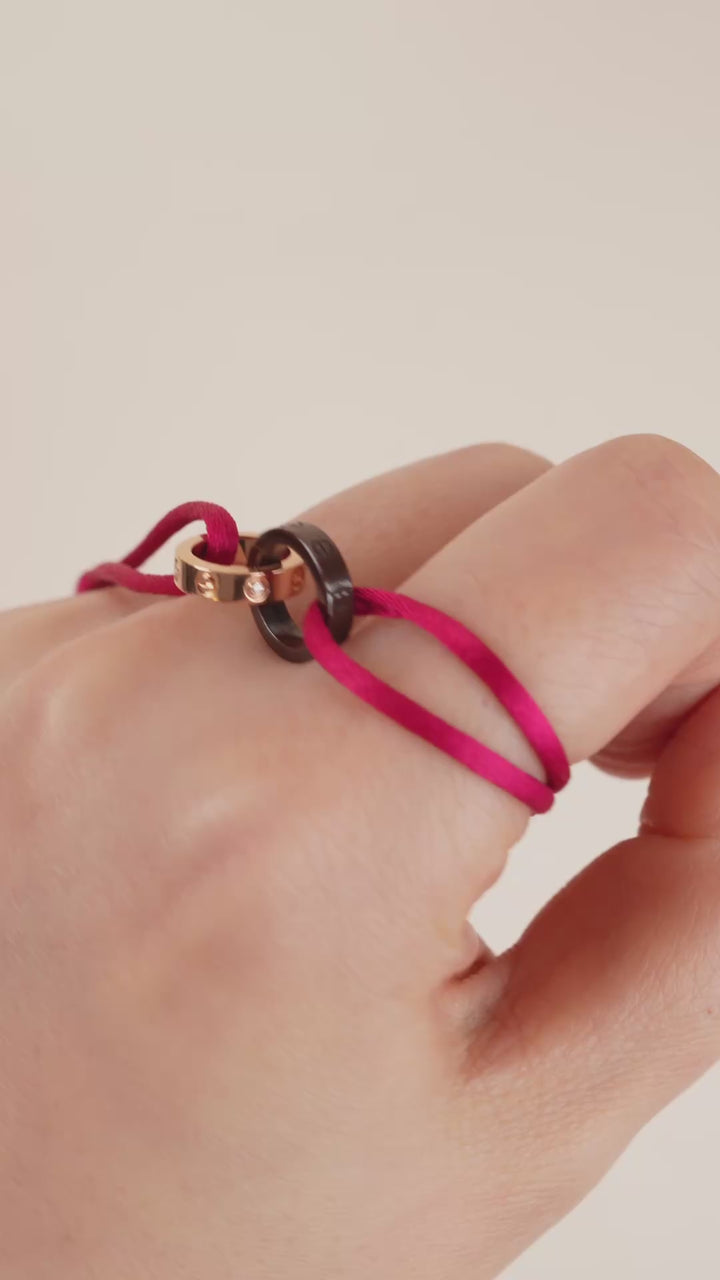 Cartier love cord bracelet