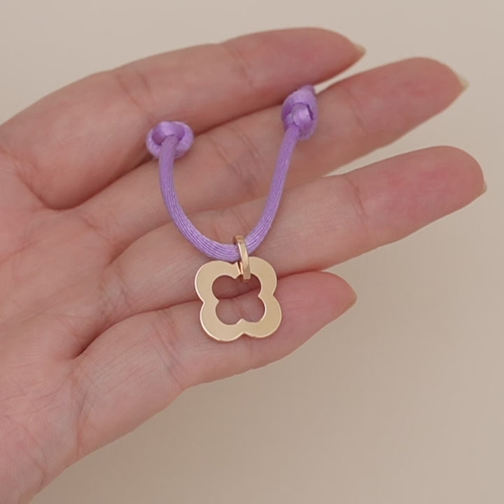 Van Cleef & Arpels Byzantine Alhambra 18K Rose Gold Cord Bracelet