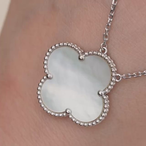 Second Hand Authentic Van Cleef & Arpels Magic Alhambra Mother of Pearl Pendant Necklace
