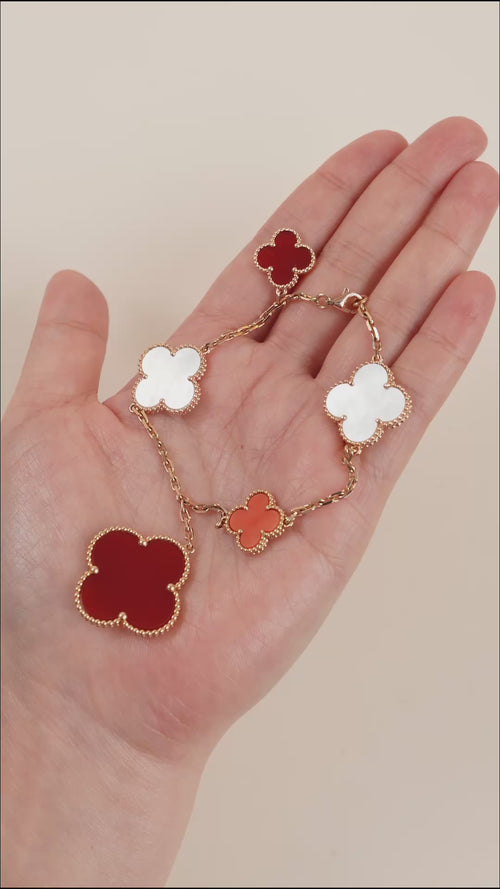 Preloved Van Cleef Coral Bracelet