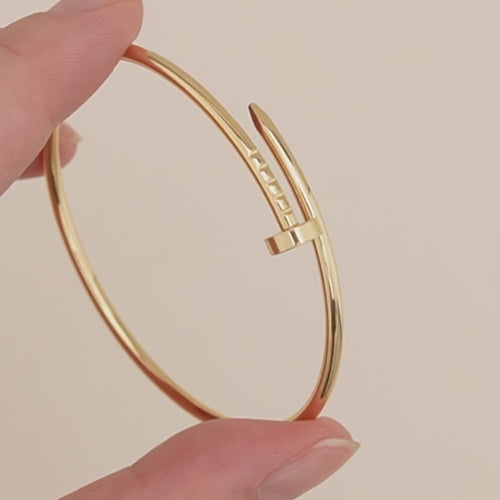 Cartier Authentic JUC Small Model Yellow Gold Bracelet 