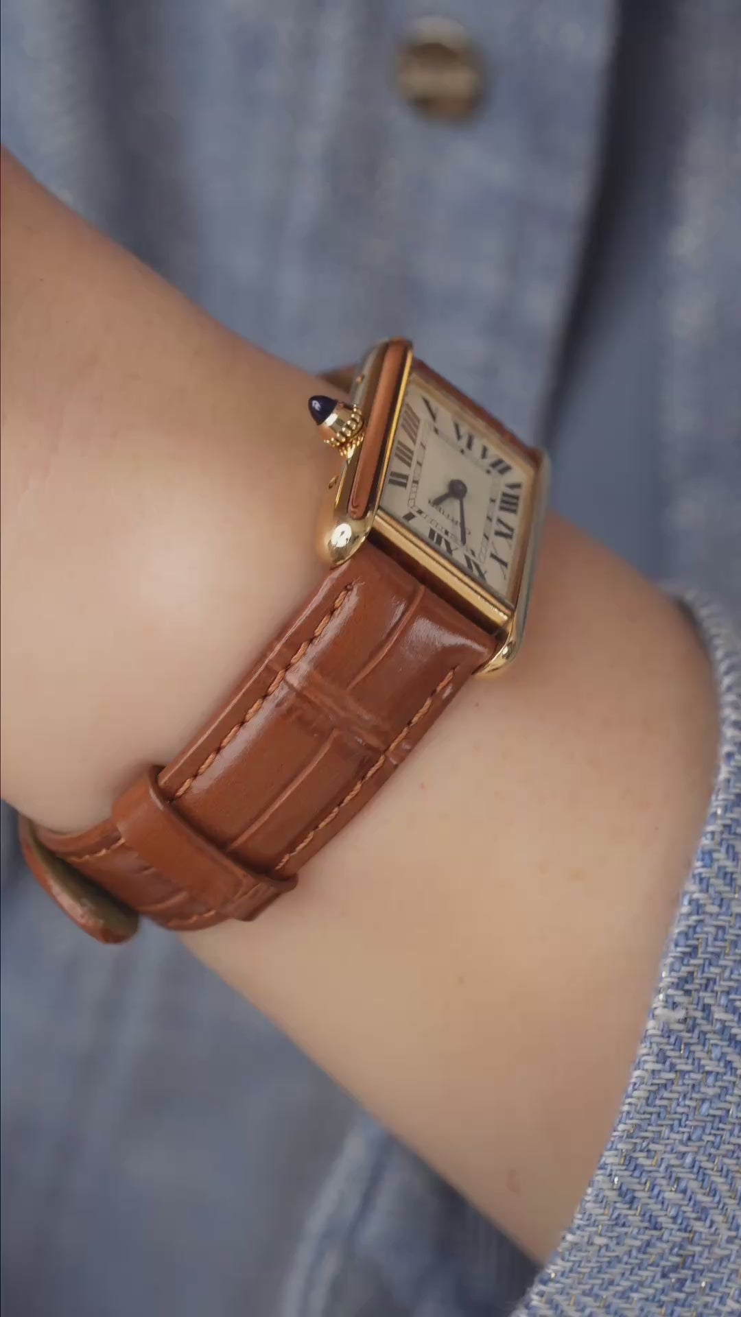 preowned Cartier Tank Louis watch