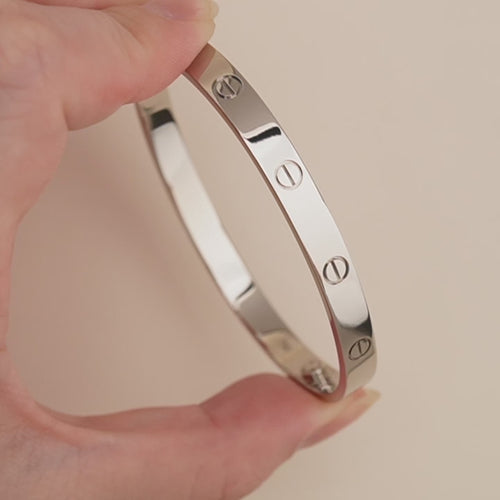 Preloved Cartier Love 18K White Bracelet