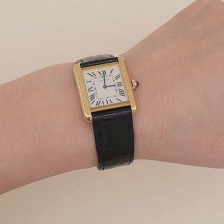 Cartier Tank Solo 18K Yellow Gold Watch W5200002