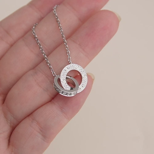 Preloved Cartier Diamond 18K White Gold Love Necklace