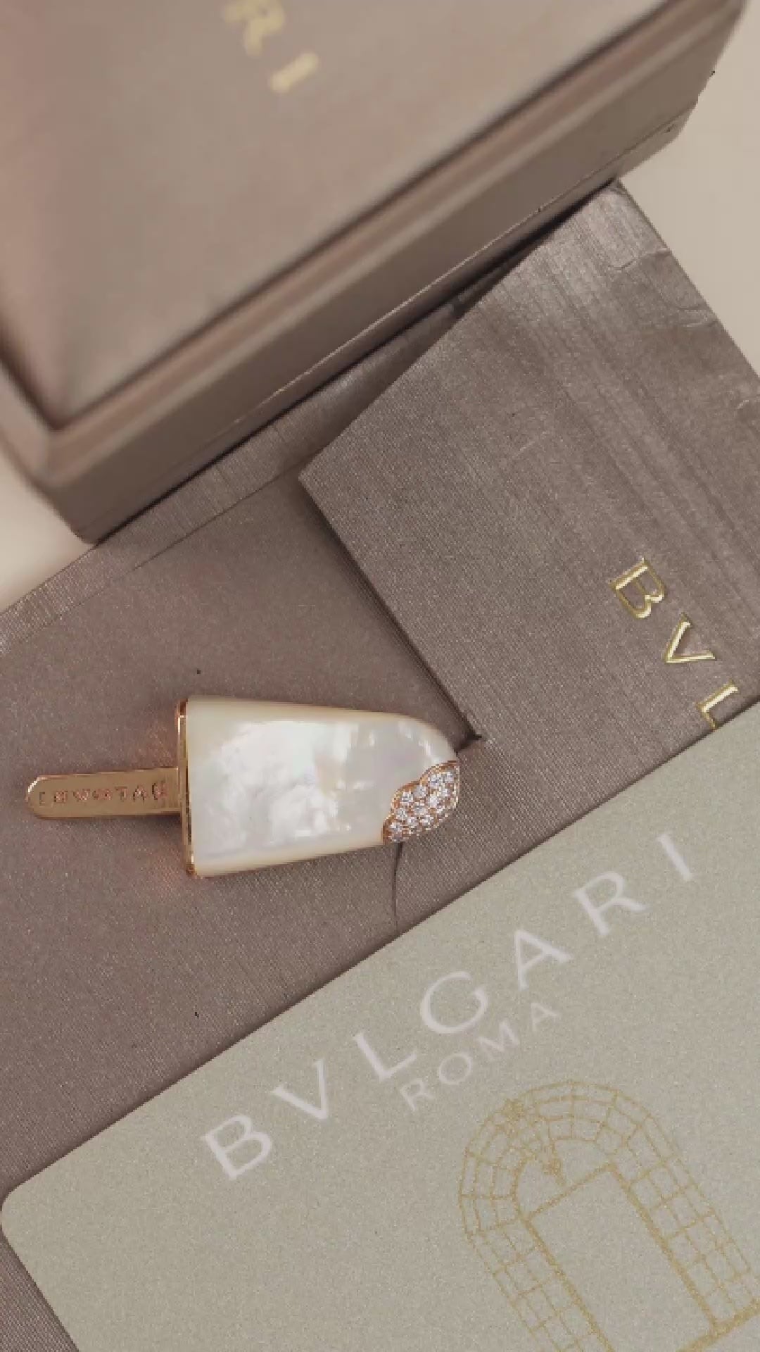 preowned Bvlgari Gelati Brooch 