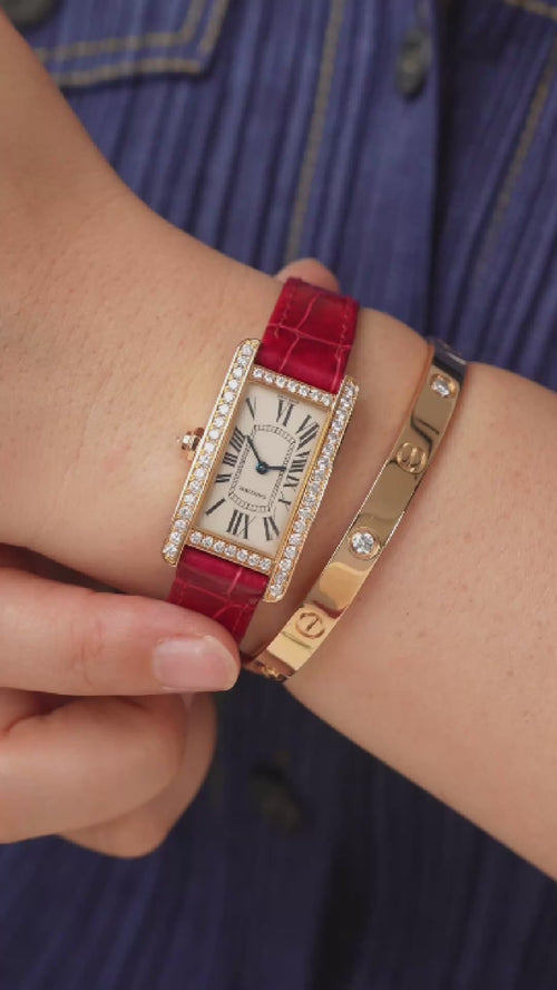 video of Cartier Tank Américaine Watch