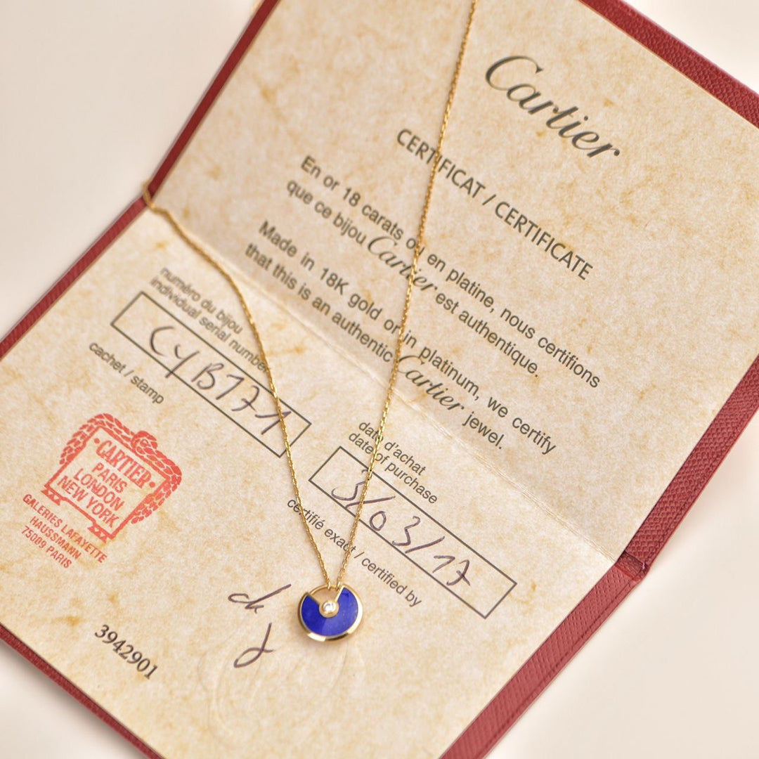 Pre-owned Amulette de Cartier necklace