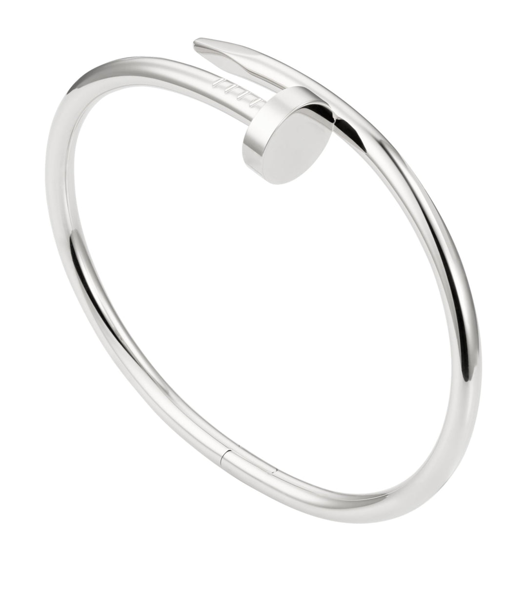 Cartier JUSTE UN CLOU Bracelet White Gold Size 18