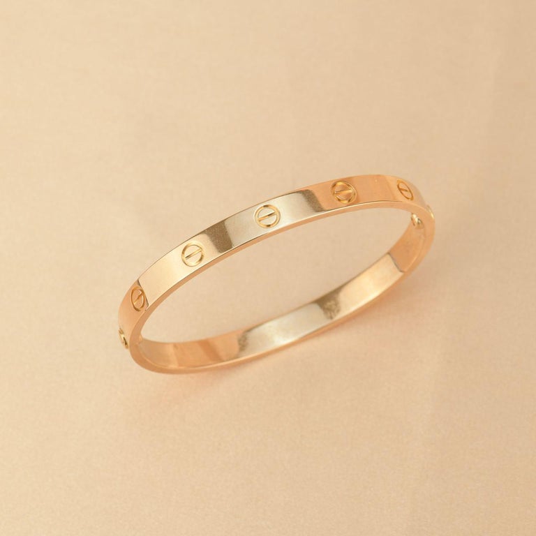 Cartier Love Rose Gold Bracelet