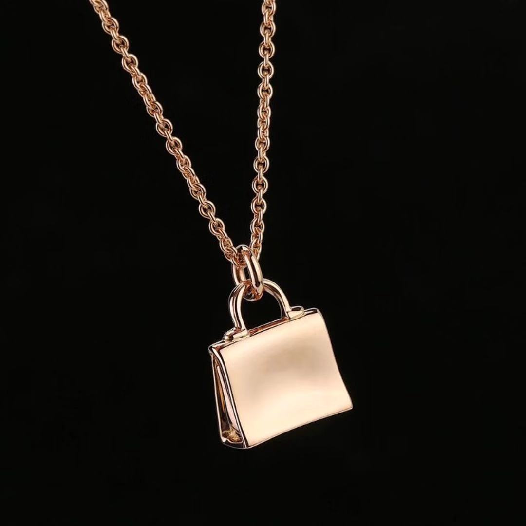 Hermes lock necklace online price