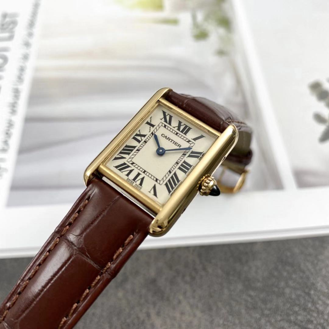 Vintage Cartier Tank Louis 18k Gold Watch -  Australia