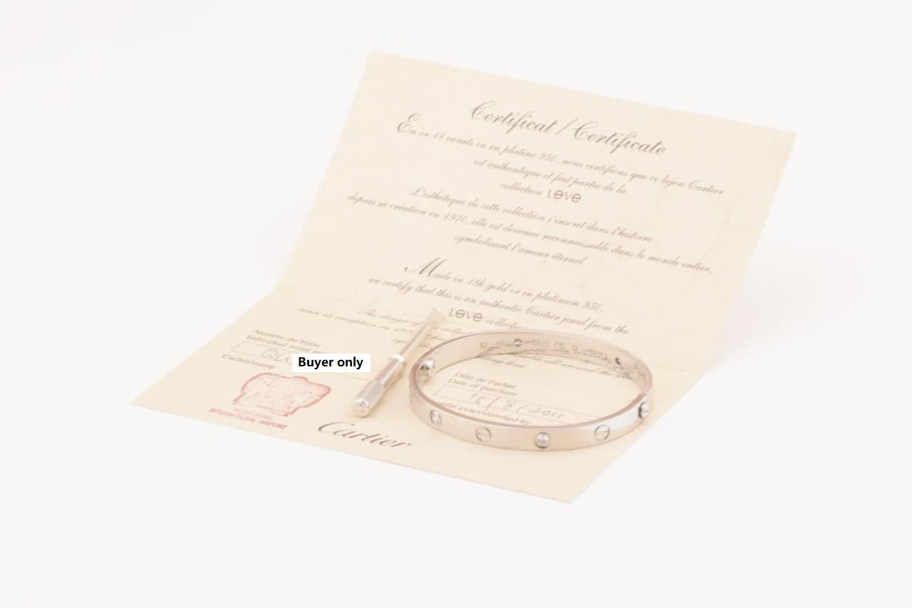 Cartier 1970 love on sale bracelet