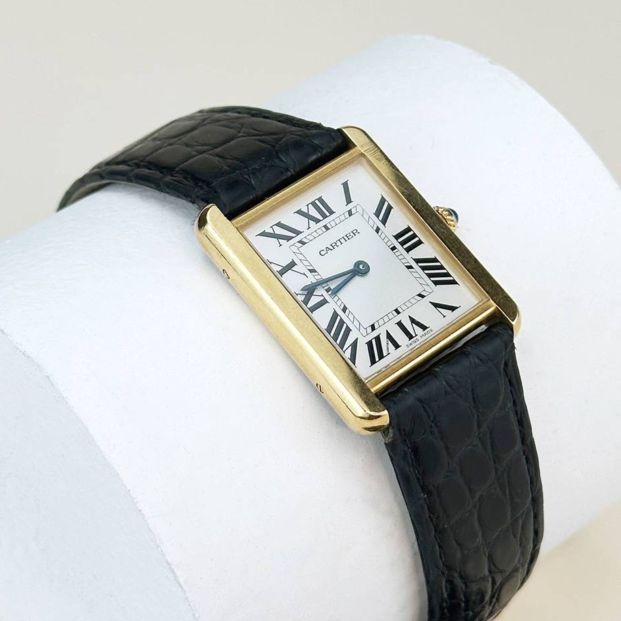 Cartier Tank Solo 18k Yellow Gold Watch W5200004 Dandelion Antiques