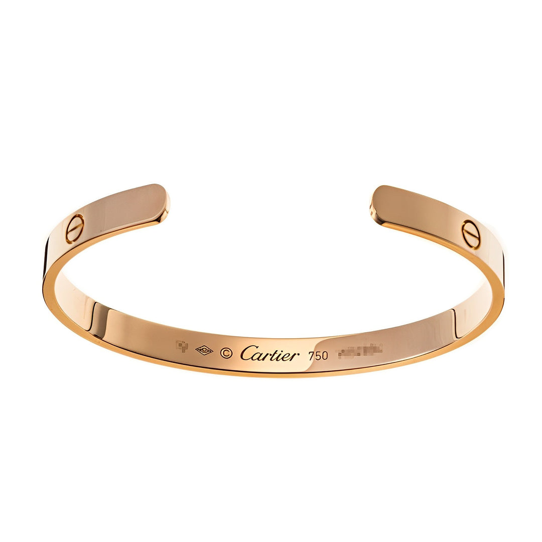 Cartier Love Bracelet 18K Rose Gold Size 17