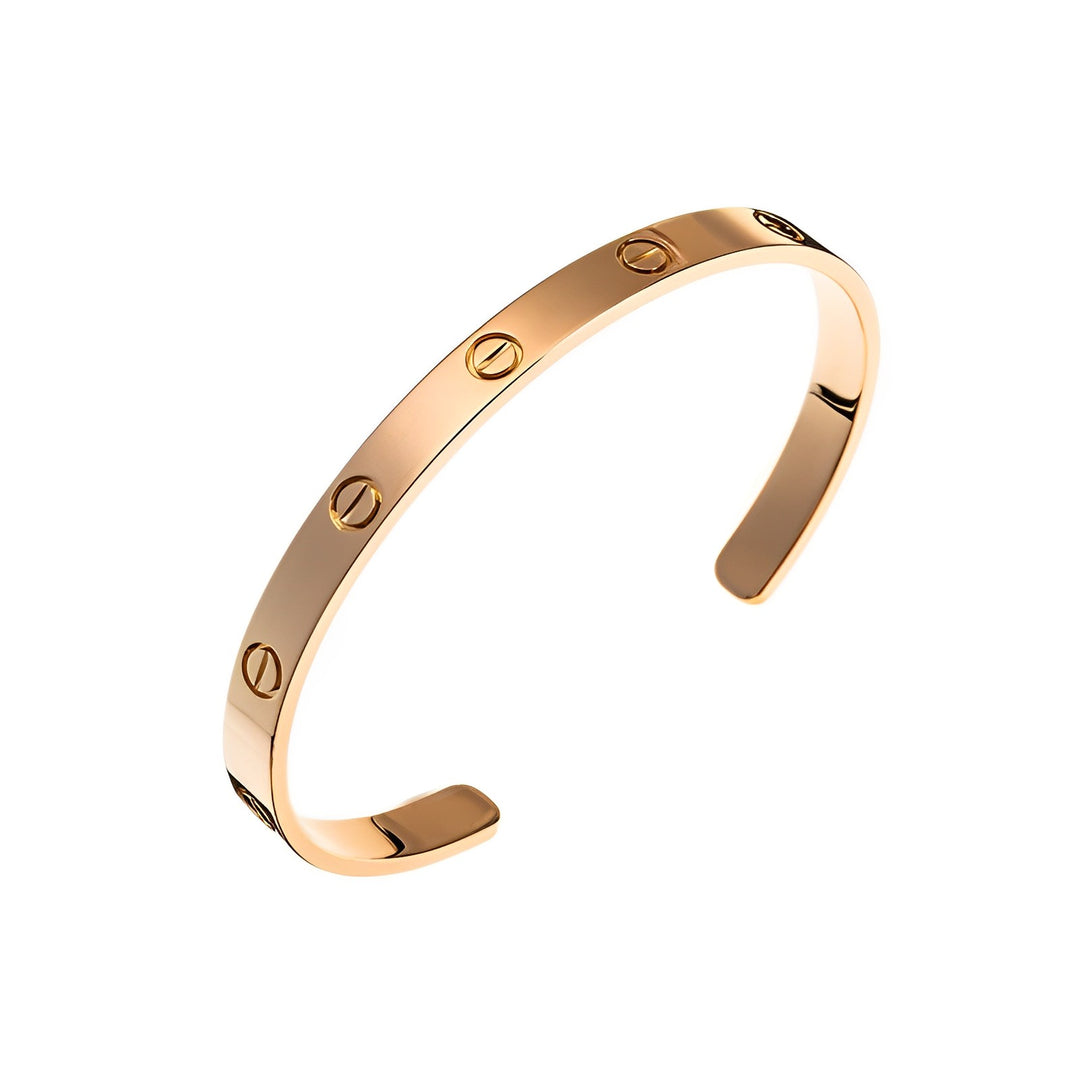 Cartier Love Bracelet 18K Rose Gold Size 17