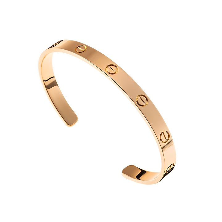 Cartier Love Bracelet 18K Rose Gold Size 17