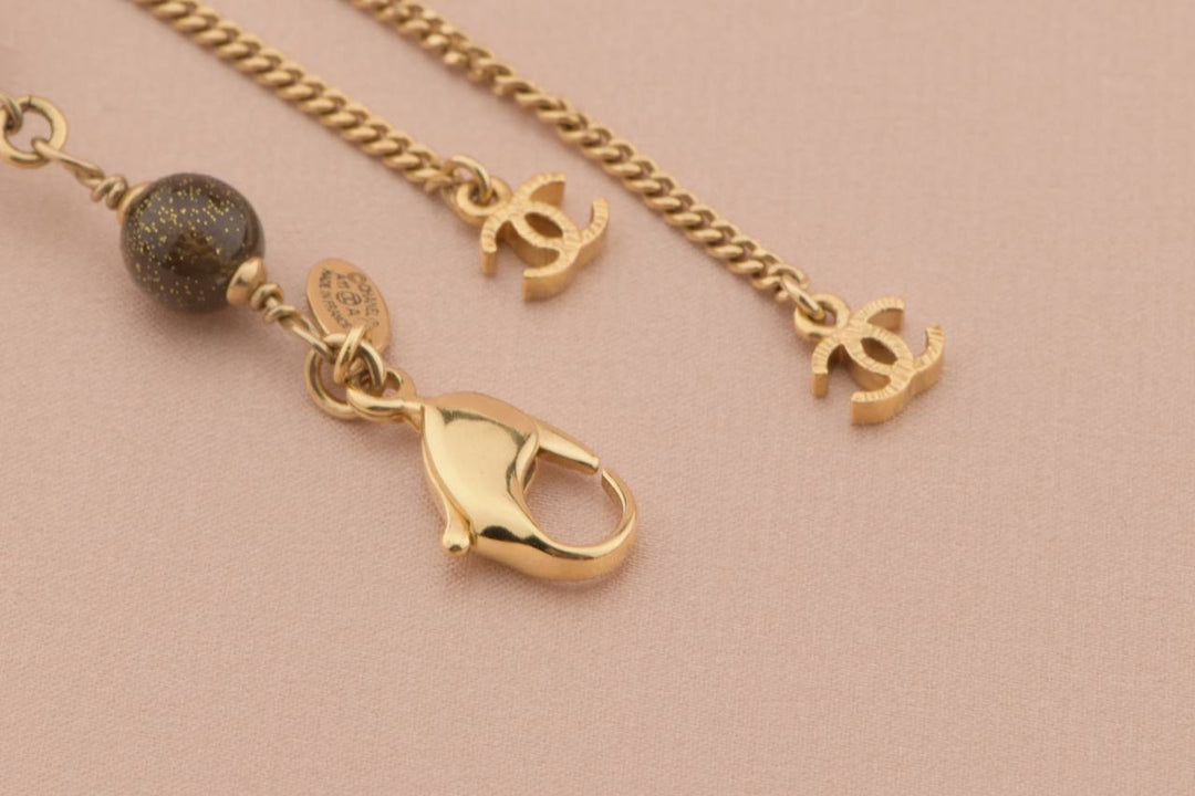 Chanel Byzantine Style CC Logo Long Chain Necklace – Dandelion