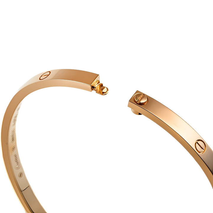 Cartier Love Bracelet Small Model 18K Rose Gold Size 18